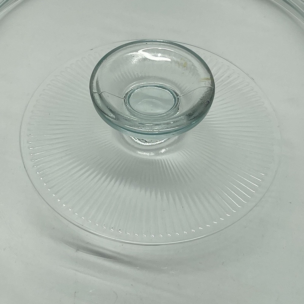 Pyrex Lid DC1.5C Clear Glass Oval Lid 11" X 8.5" Corning Ware Casserole Dishes - Picture 3 of 8